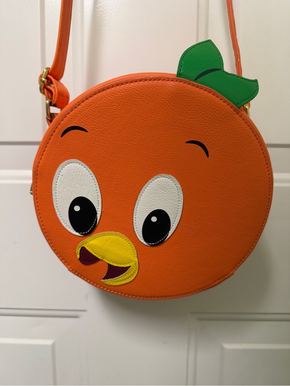 Orange Bird Disney Round Crossbody Bag - Orange